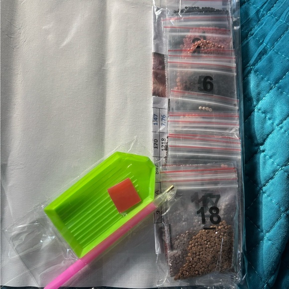 18-7.  Colorful Horse Diamond Painting Kit - Picture 6 of 9